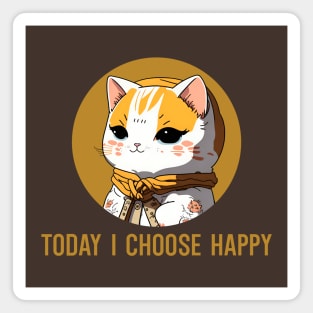 today I choose happy Magnet